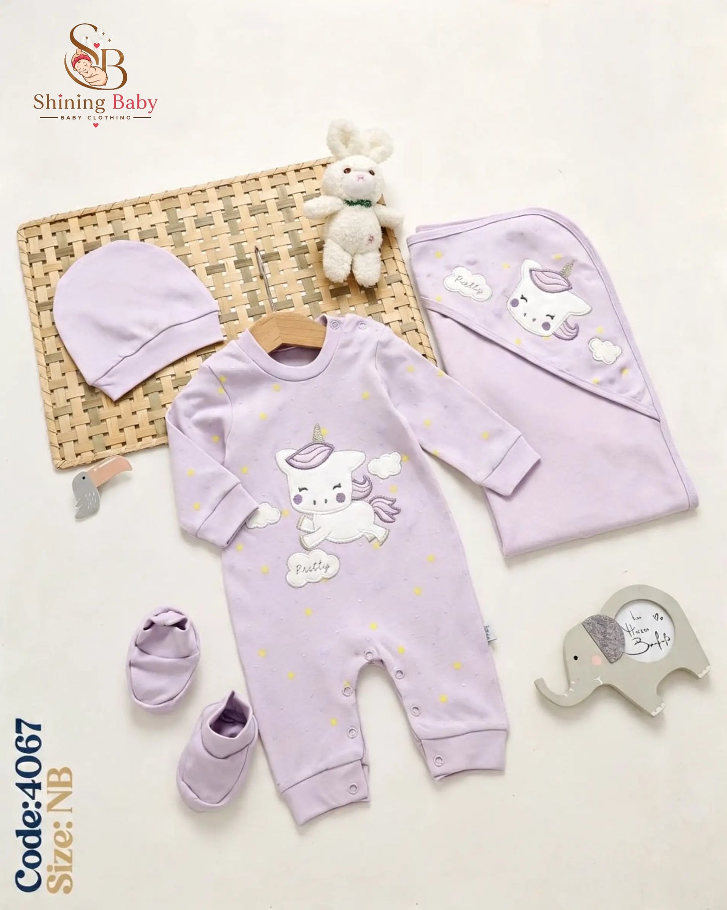 4-Piece Cotton Set with Coverlet |طقم 4 قطع قطن مع كوفرته