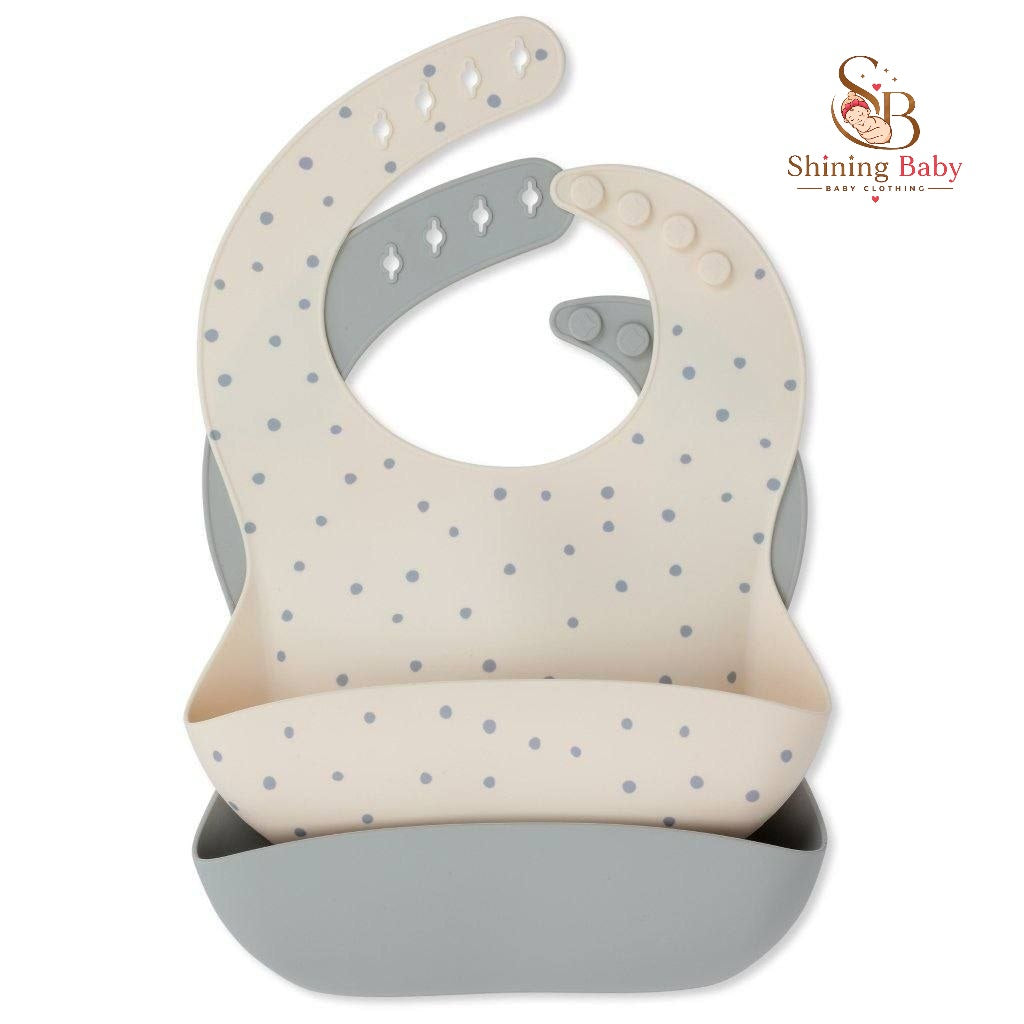 بافته سيليكون طبق|🥣 Silicone Bib Plate Set