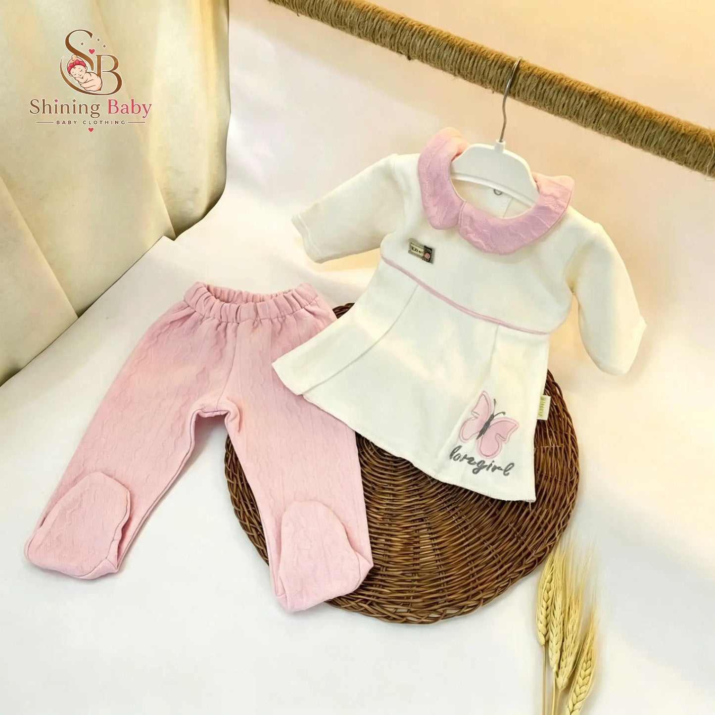 طقم بجامة الفراشه قطيفه لوكس |Luxury Velvet Pajama Set