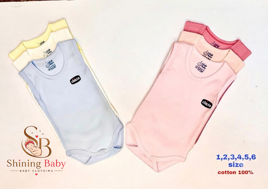 سلوبت قطن كت بناتي وولادي|Cotton Sleepsuit – Unisex Cut👕👶