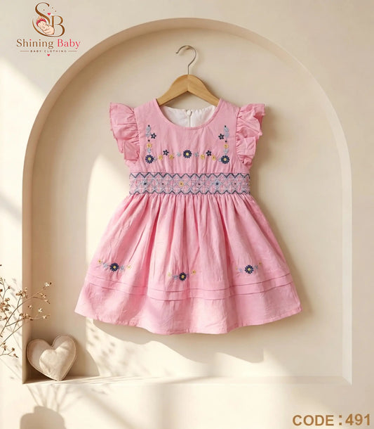 فستان صيفي بناتي مطرز|🌷👗Embroidered Girls' Summer Dress
